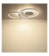 Johnson III Semi Flush Ceiling Light Brushed Silver LED 2700/6500K-7