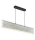 Mirrora Bar Pendant Ceiling Light Matt Black Glass Mirror LED 2700/6500K-1
