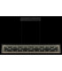 Mirrora Bar Pendant Ceiling Light Matt Black Glass Mirror LED 2700/6500K-7