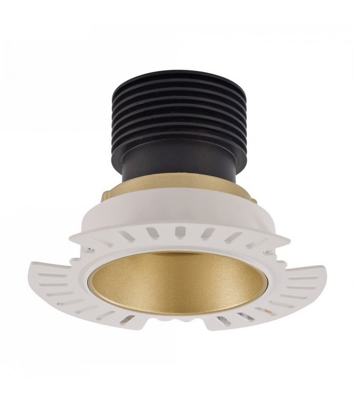 LED Recessed Tiltable Downlight, Gold Trimless, 40 deg. Beam Angle, 780lm, 4000K, IP20, DRIVER NOT INC. - 5