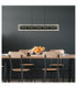 Mirrora Bar Pendant Ceiling Light Matt Black Glass Mirror LED 2700/6500K-12