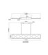 Mirrora Bar Pendant Ceiling Light Matt Black Glass Mirror LED 2700/6500K-14