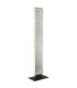 Mirrora Floor Lamp Matt Black Glass Mirror LED 2700/6500K-1
