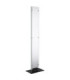 Mirrora Floor Lamp Matt Black Glass Mirror LED 2700/6500K-3