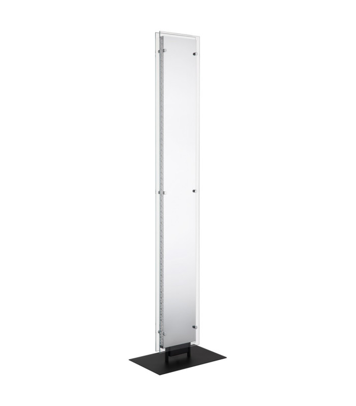 Mirrora Floor Lamp Matt Black Glass Mirror LED 2700/6500K-3