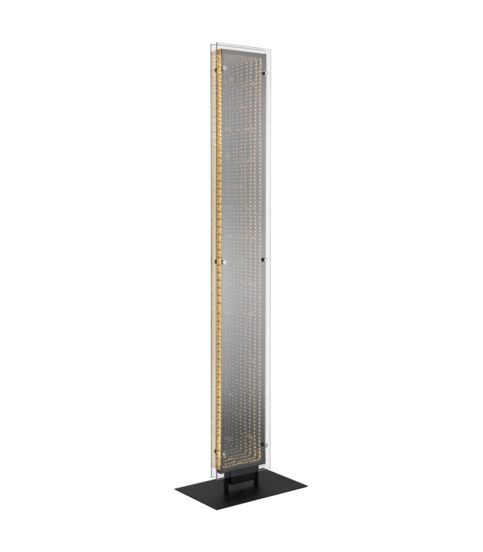 Mirrora Floor Lamp Matt Black Glass Mirror LED 2700/6500K-12