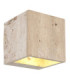 Rojas Up & Down Wall Lamp Travertine Stone LED 3000K-1