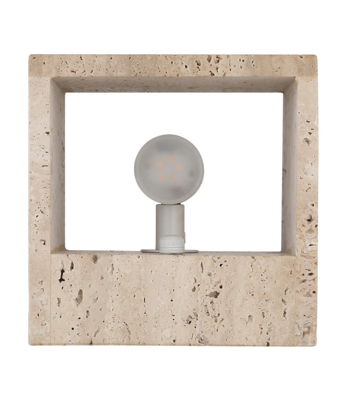 Rojas Up & Down Wall Lamp Travertine Stone LED 3000K-5