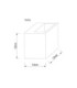 Rojas Up & Down Wall Lamp Travertine Stone LED 3000K-8