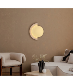 Rojas Wall Lamp Travertine Stone LED 3000K-2