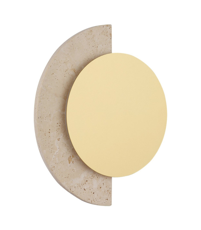 Rojas Wall Lamp Travertine Stone LED 3000K-3