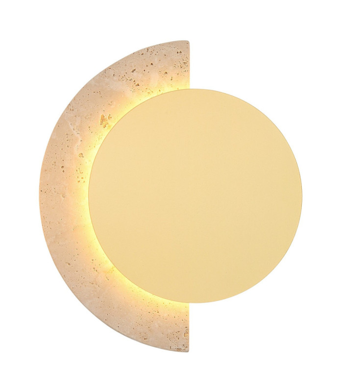 Rojas Wall Lamp Travertine Stone LED 3000K-4