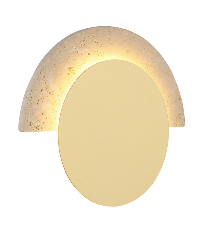 Rojas Wall Lamp Travertine Stone LED 3000K-5