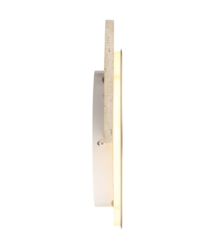 Rojas Wall Lamp Travertine Stone LED 3000K-6