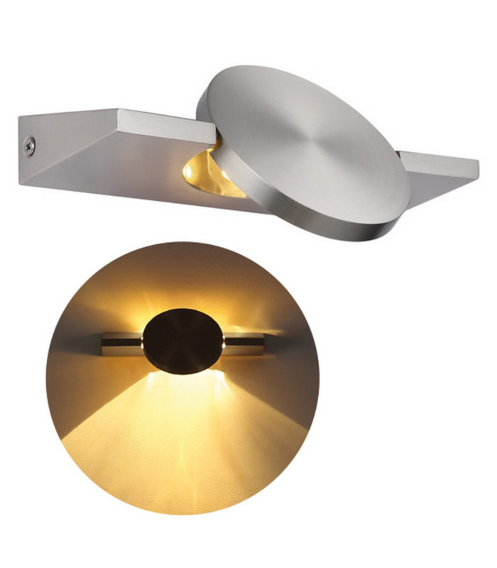 Jasper 20cm Wall Lamp Matt Nickel LED 3000K-8