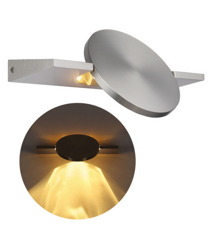 Jasper 30cm Wall Lamp Matt Nickel LED 3000K-7