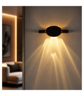 Jasper 30cm Wall Lamp Matt Gunmetal LED 3000K-2