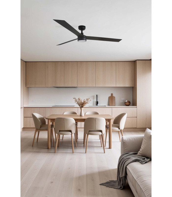 Cruiser Large 160cm LED Ceiling Fan Black-3