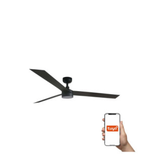 Cruiser Large 160cm LED Smart Ceiling Fan Black-1