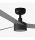 Cruiser Large 160cm LED Smart Ceiling Fan Black Aluminium Blades-3