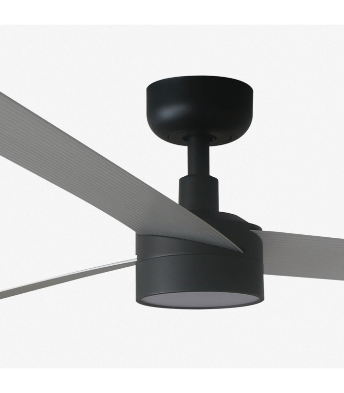 Cruiser Large 160cm LED Smart Ceiling Fan Black Aluminium Blades-3