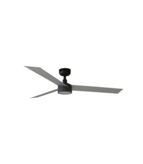 Cruiser Medium 132cm LED Ceiling Fan Black Aluminium Blades-1