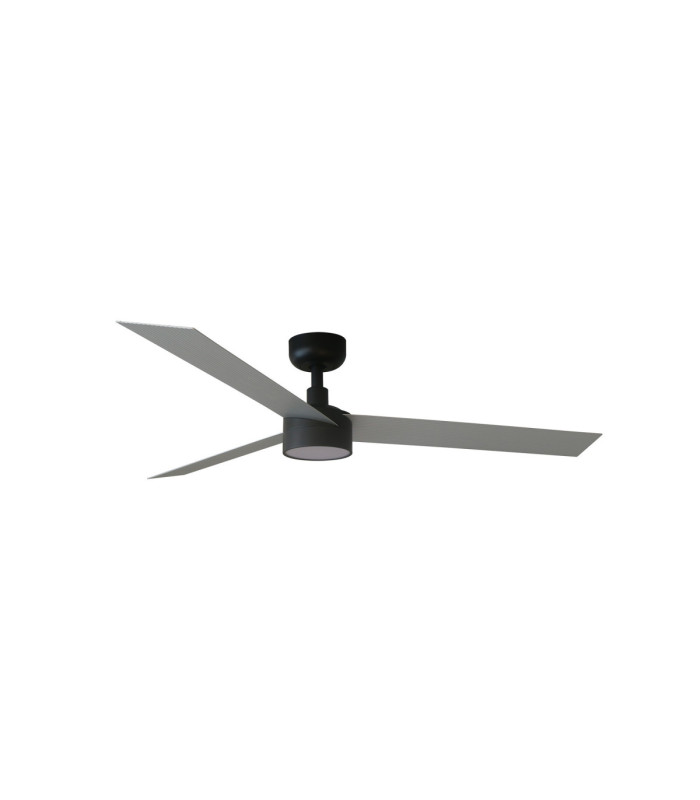 Cruiser Medium 132cm LED Ceiling Fan Black Aluminium Blades-1