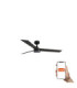Cruiser Medium 132cm LED Smart Ceiling Fan Black-1