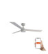 Cruiser Medium 132cm LED Smart Ceiling Fan White-1
