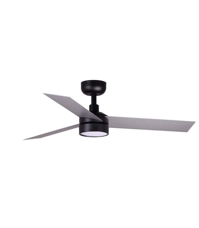 Cruiser Small 106cm LED Ceiling Fan Black Aluminium Blades-1