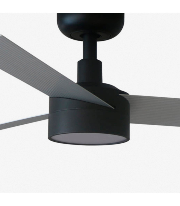 Cruiser Small 106cm LED Ceiling Fan Black Aluminium Blades-3