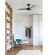 Cruiser Small 106cm LED Smart Ceiling Fan Black Aluminium Blades-2