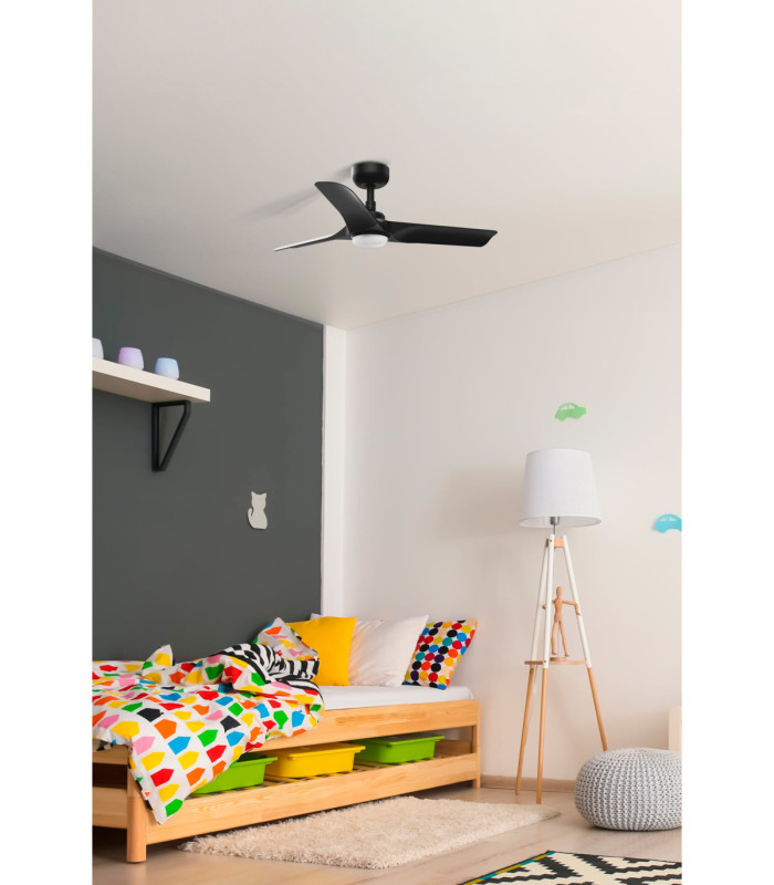 Hey Small 90cm LED Ceiling Fan Black-2