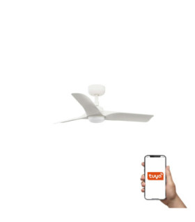 Hey Small 90cm LED Smart Ceiling Fan White-1