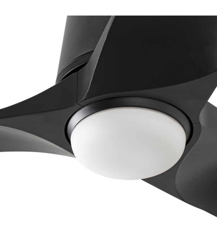 Hey Tub Small 90cm LED Smart Ceiling Fan Black-3