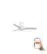 Hey Tub Small 90cm LED Smart Ceiling Fan White-1