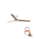 Heywood 132cm Smart LED Ceiling Fan White Pine Blades-1