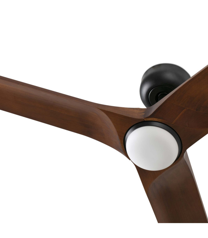 Heywood 90cm LED Ceiling Fan Black Walnut Blades-3
