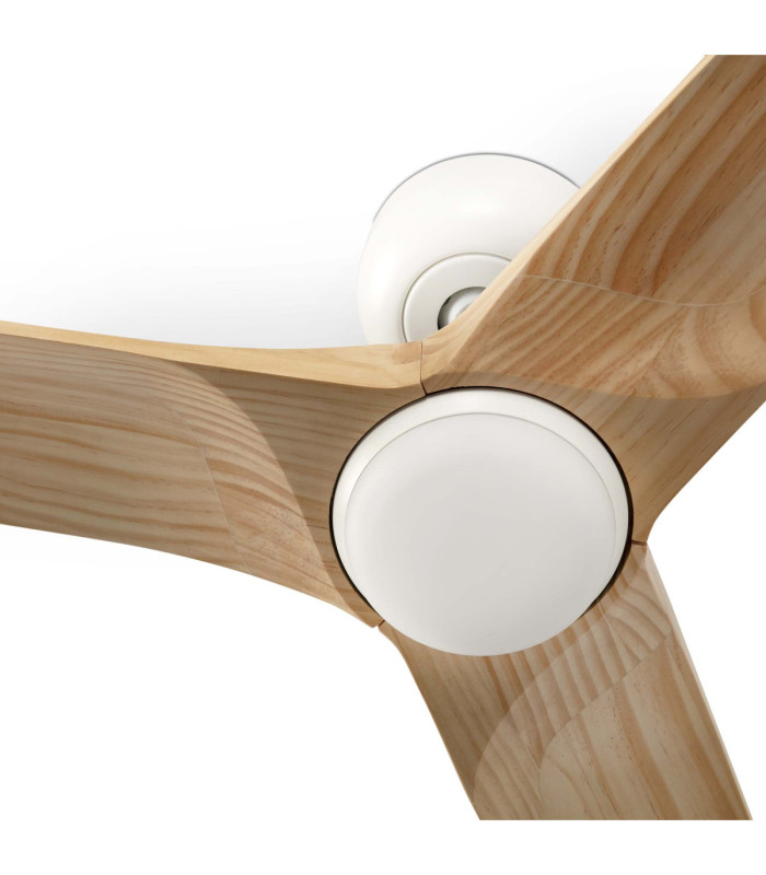 Heywood 90cm LED Ceiling Fan White Pine Blades-4