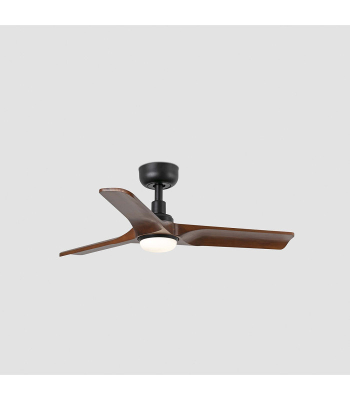 Heywood 90cm Smart LED Ceiling Fan Black Walnut Blades-5