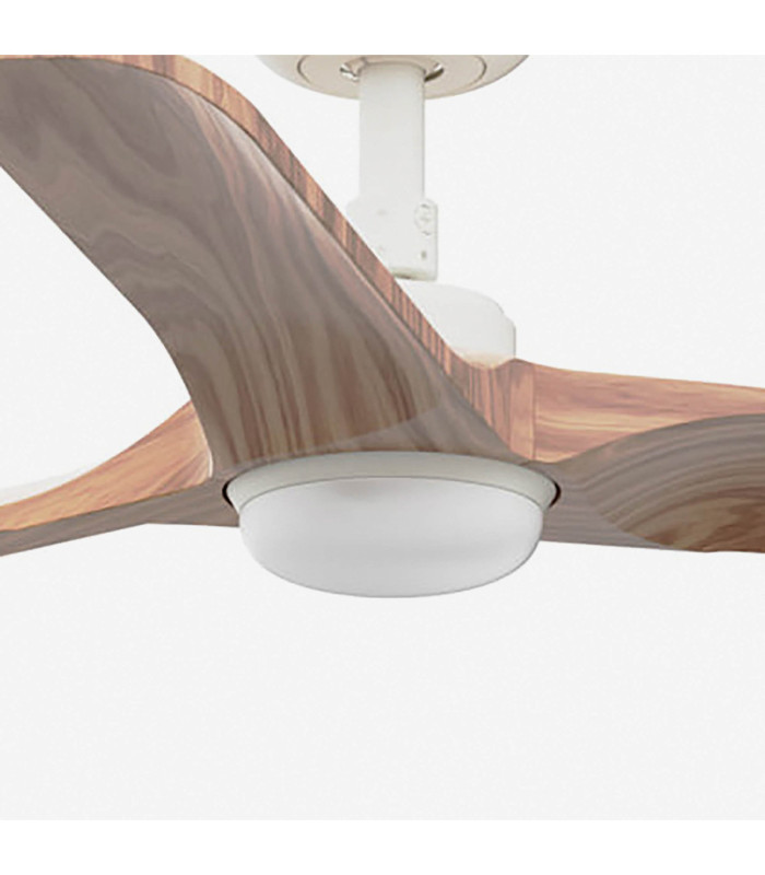 Heywood 90cm Smart LED Ceiling Fan White Pine Blades-3