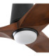 Heywood Tub 132cm LED Ceiling Fan Black Walnut Blades-4