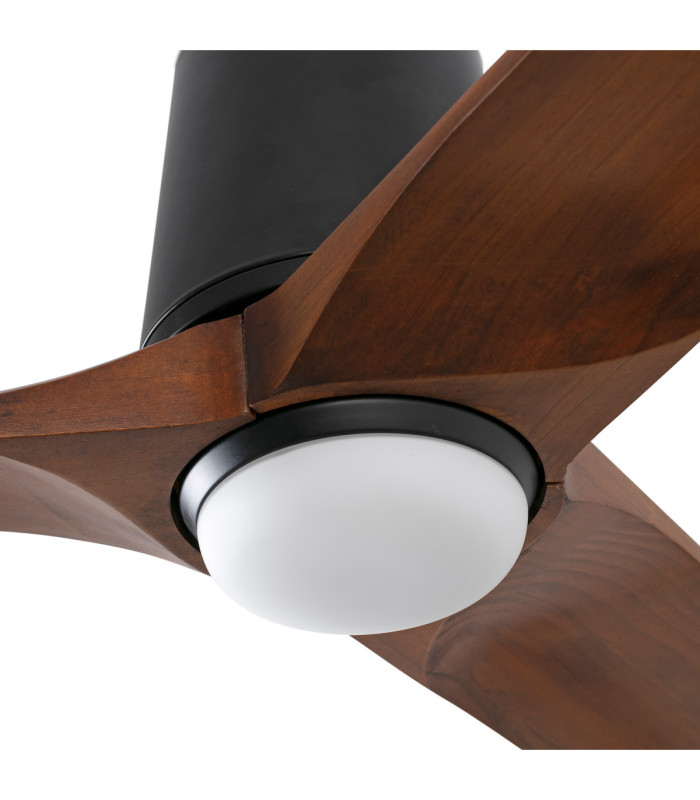 Heywood Tub 132cm LED Ceiling Fan Black Walnut Blades-4