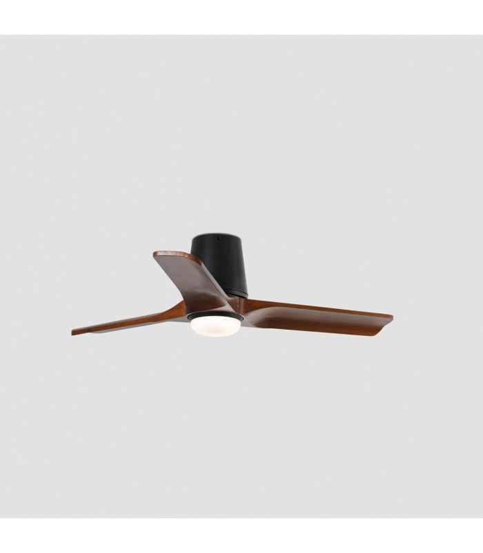 Heywood Tub 90cm LED Ceiling Fan Black Walnut Blades-5