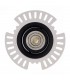 LED Recessed Tiltable Downlight, Black Trimless, 25 deg. Beam Angle, 760lm, 3000K, IP20, DRIVER NOT INC. - 6