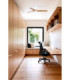 Heywood Tub 90cm LED Ceiling Fan White Pine Blades-2