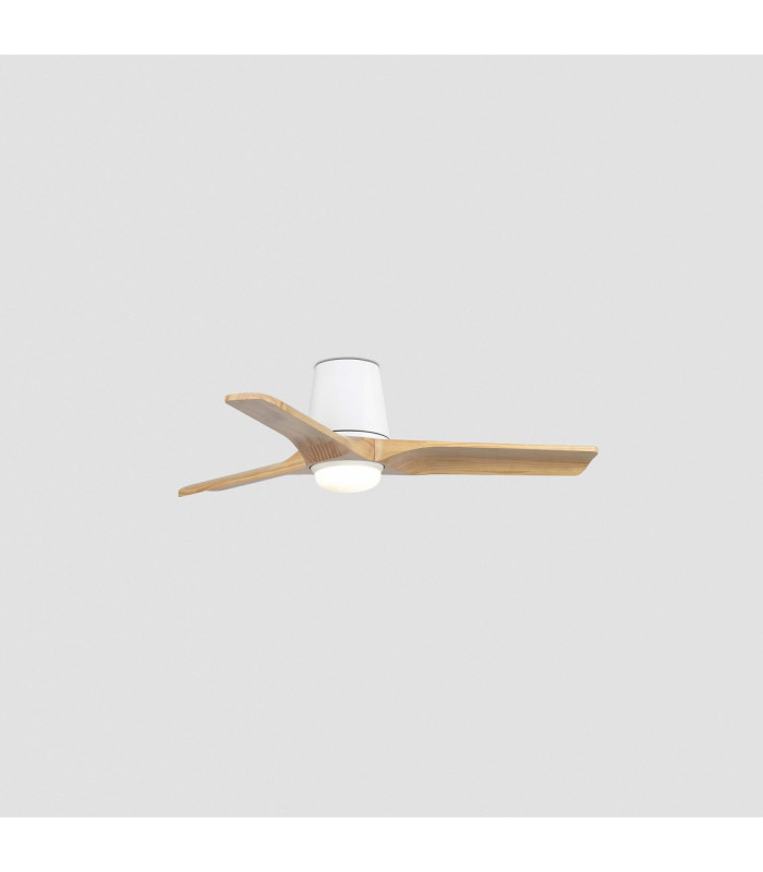 Heywood Tub 90cm LED Ceiling Fan White Pine Blades-5