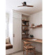 Heywood Tub 90cm Smart LED Ceiling Fan Black Walnut Blades-2