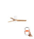 Heywood Tub 90cm Smart LED Ceiling Fan White Pine Blades-1