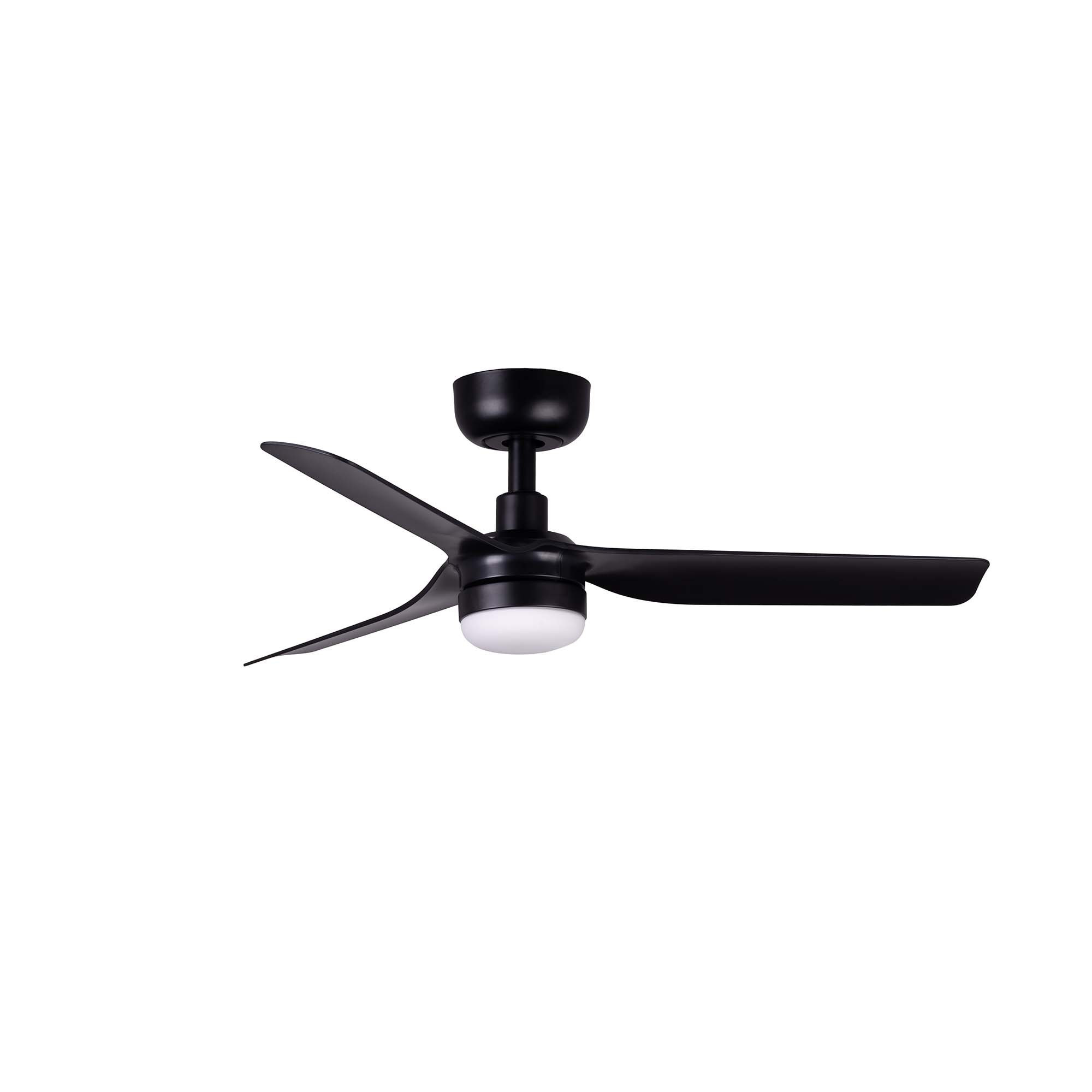 Mini Punt 90cm LED Ceiling Fan Black